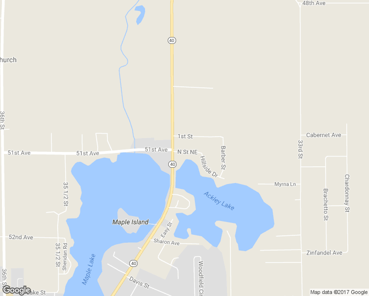 map of restaurants, bars, coffee shops, grocery stores, and more near 34418 North Street Northeast in Paw Paw