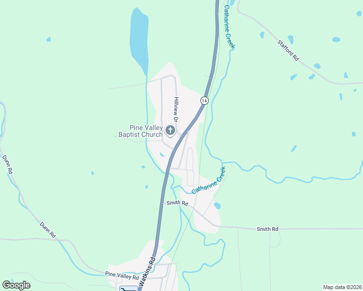 map of restaurants, bars, coffee shops, grocery stores, and more near 3812-3824 New York State Bicycle Route 14 in Millport
