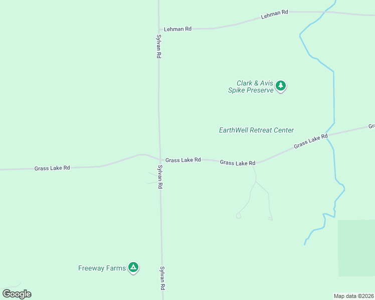 map of restaurants, bars, coffee shops, grocery stores, and more near 18340 Grass Lake Road in Manchester