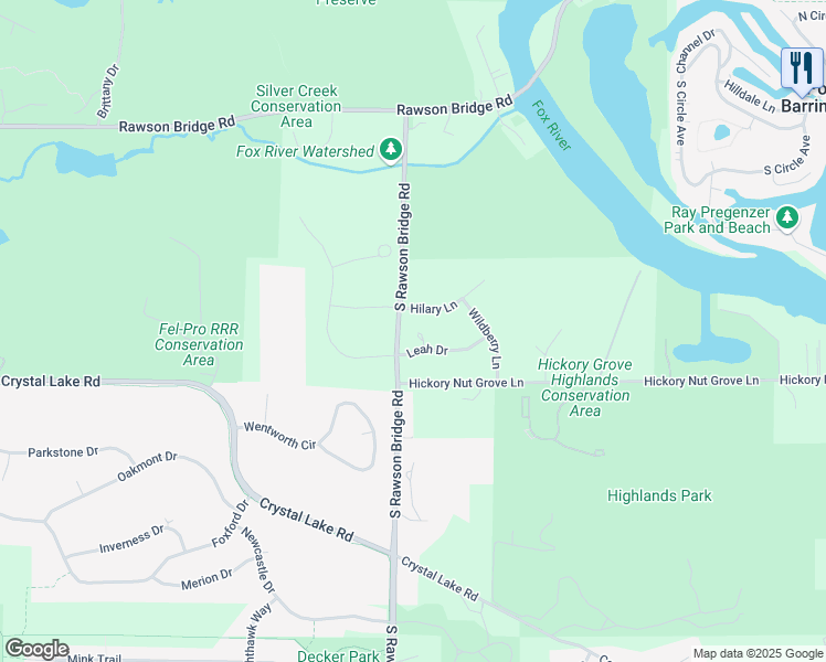 map of restaurants, bars, coffee shops, grocery stores, and more near 1016 Leah Drive in Cary
