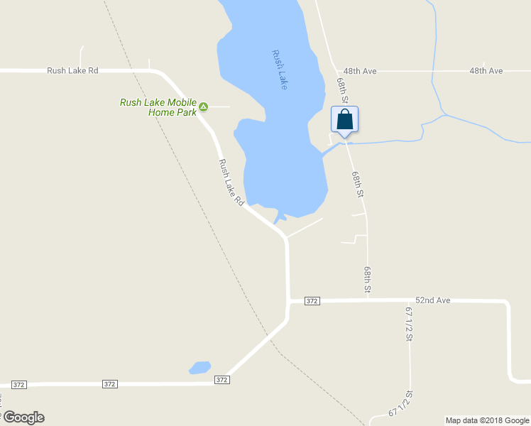 map of restaurants, bars, coffee shops, grocery stores, and more near 49833 Rush Lake Road in Hartford