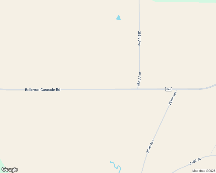 map of restaurants, bars, coffee shops, grocery stores, and more near 27894 Bellevue-Cascade Road in Bellevue