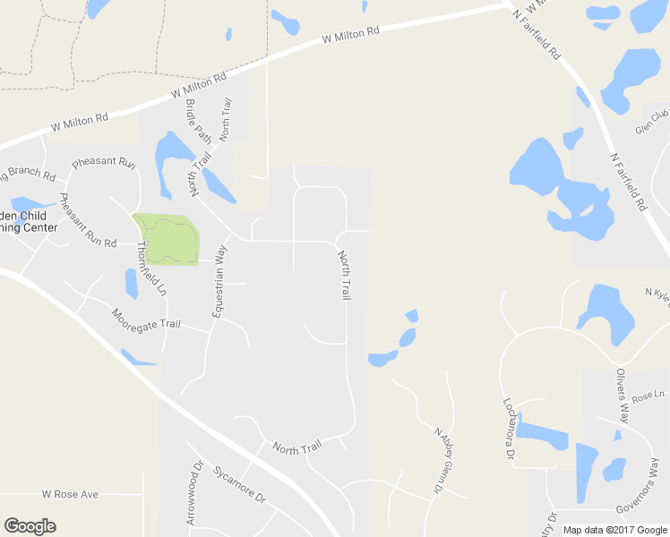 map of restaurants, bars, coffee shops, grocery stores, and more near 220 North Trail in Hawthorn Woods