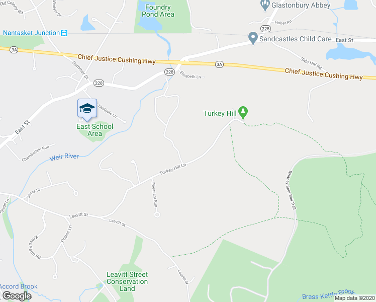 map of restaurants, bars, coffee shops, grocery stores, and more near 108 Turkey Hill Lane in Hingham