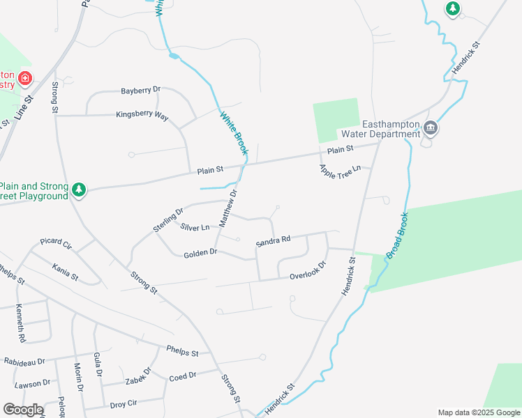 map of restaurants, bars, coffee shops, grocery stores, and more near 3 Wellington Circle in Easthampton