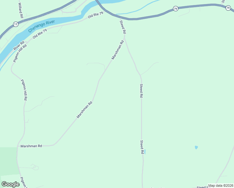 map of restaurants, bars, coffee shops, grocery stores, and more near 142 Marshman Road in Chenango Forks
