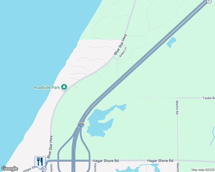 map of restaurants, bars, coffee shops, grocery stores, and more near 4021 Highview Path in Coloma