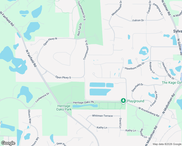 map of restaurants, bars, coffee shops, grocery stores, and more near 61 Pacific Avenue in Hawthorn Woods