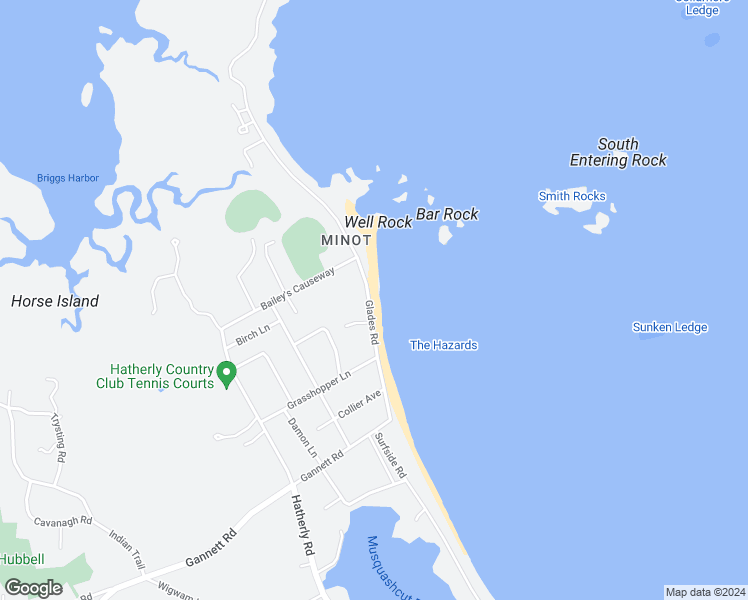 map of restaurants, bars, coffee shops, grocery stores, and more near 66 Glades Road in Scituate