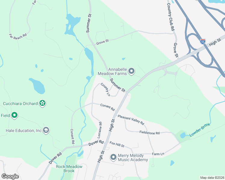 map of restaurants, bars, coffee shops, grocery stores, and more near 14 Sunset Road in Westwood