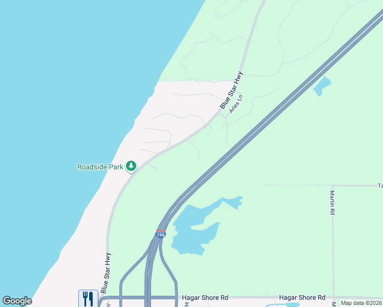 map of restaurants, bars, coffee shops, grocery stores, and more near 4010 Highview Path in Coloma