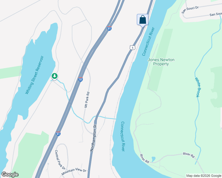 map of restaurants, bars, coffee shops, grocery stores, and more near 920 Northampton Street in Holyoke