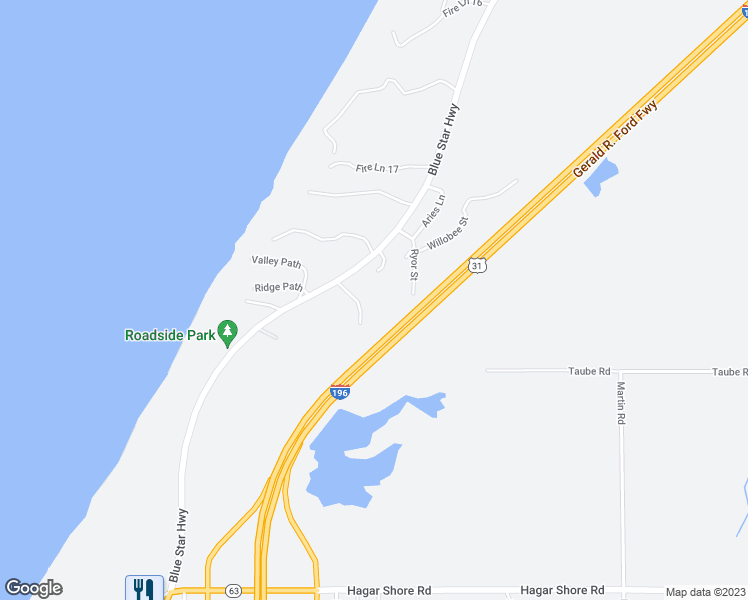 map of restaurants, bars, coffee shops, grocery stores, and more near 4021 Highview Path in Coloma