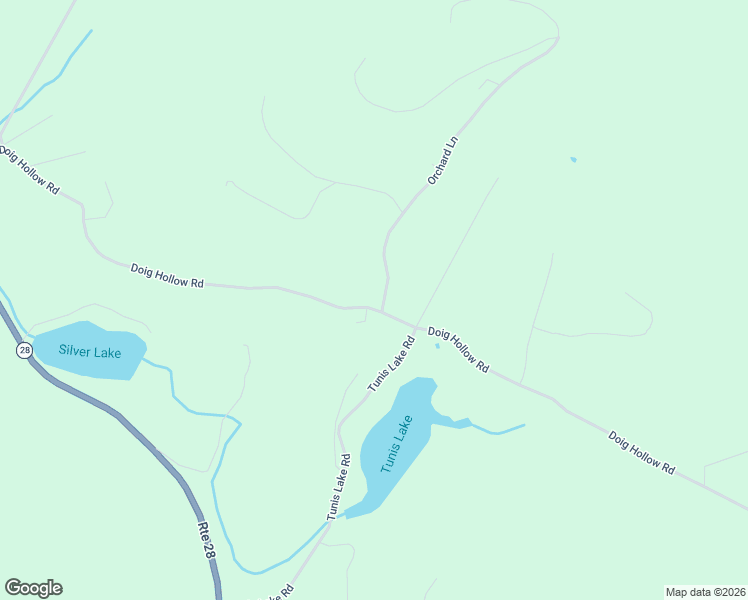 map of restaurants, bars, coffee shops, grocery stores, and more near 19 Orchard Lane in Bovina Center