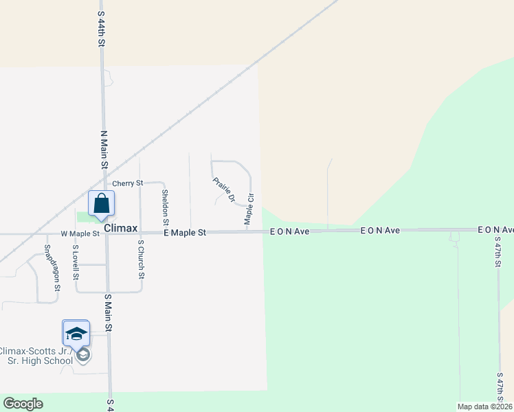 map of restaurants, bars, coffee shops, grocery stores, and more near 124 Maple Circle in Climax