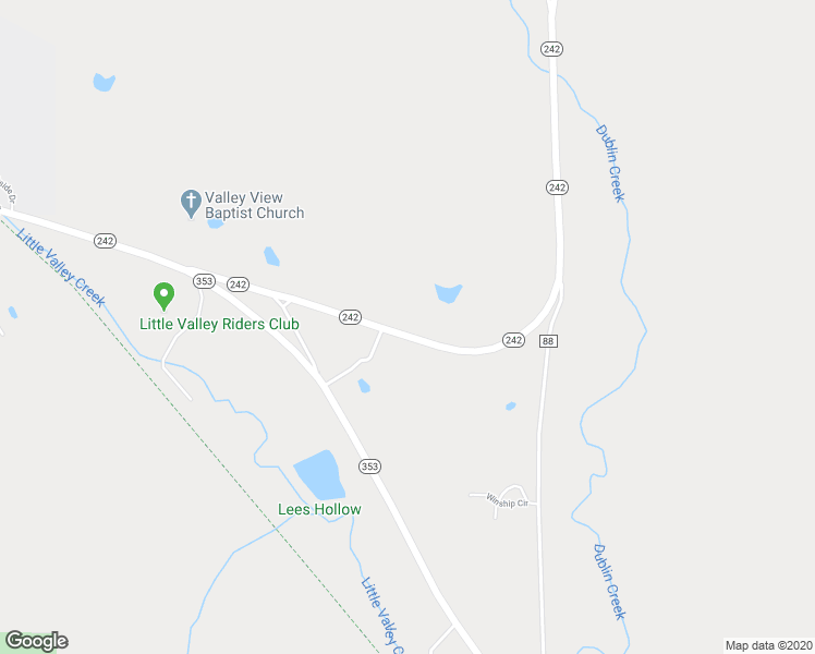 map of restaurants, bars, coffee shops, grocery stores, and more near 8232 Route 242 in Little Valley