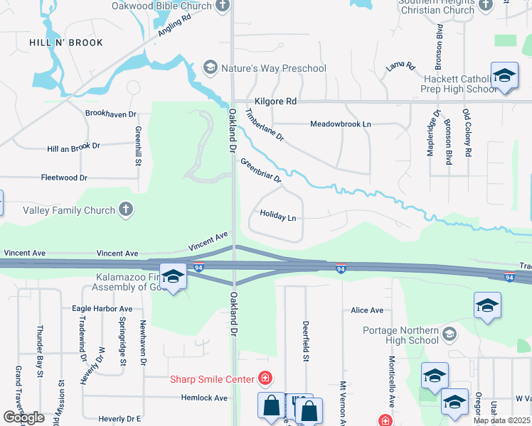 map of restaurants, bars, coffee shops, grocery stores, and more near 1909 Holiday Lane in Portage