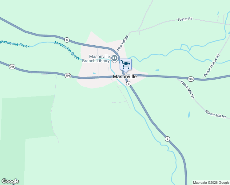 map of restaurants, bars, coffee shops, grocery stores, and more near 77 Finnerty Rd in Delaware