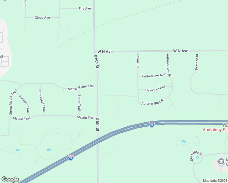 map of restaurants, bars, coffee shops, grocery stores, and more near 5251 South 6th Street in Kalamazoo