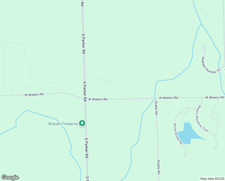 map of restaurants, bars, coffee shops, grocery stores, and more near 8300 West Waters Road in Ann Arbor