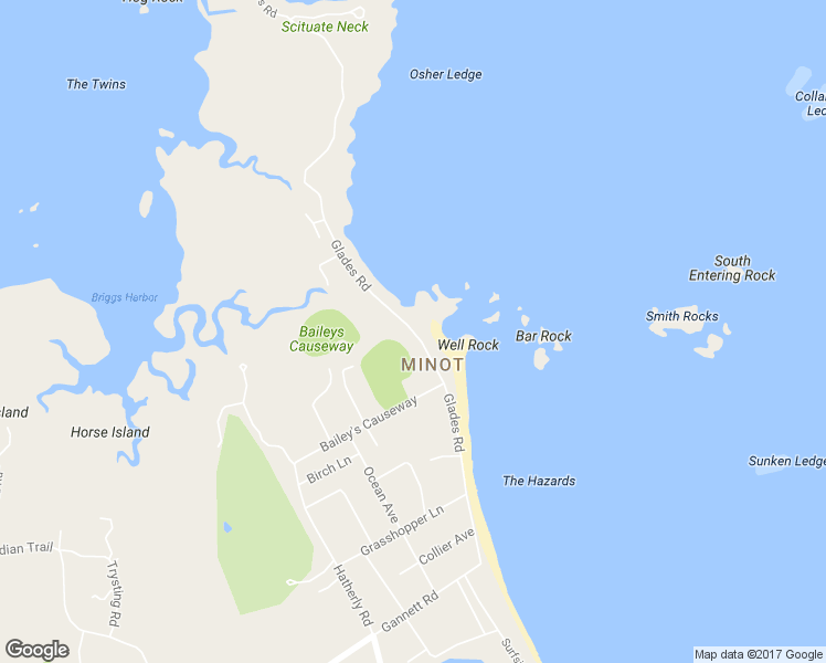 map of restaurants, bars, coffee shops, grocery stores, and more near 100 Glades Rd in Scituate