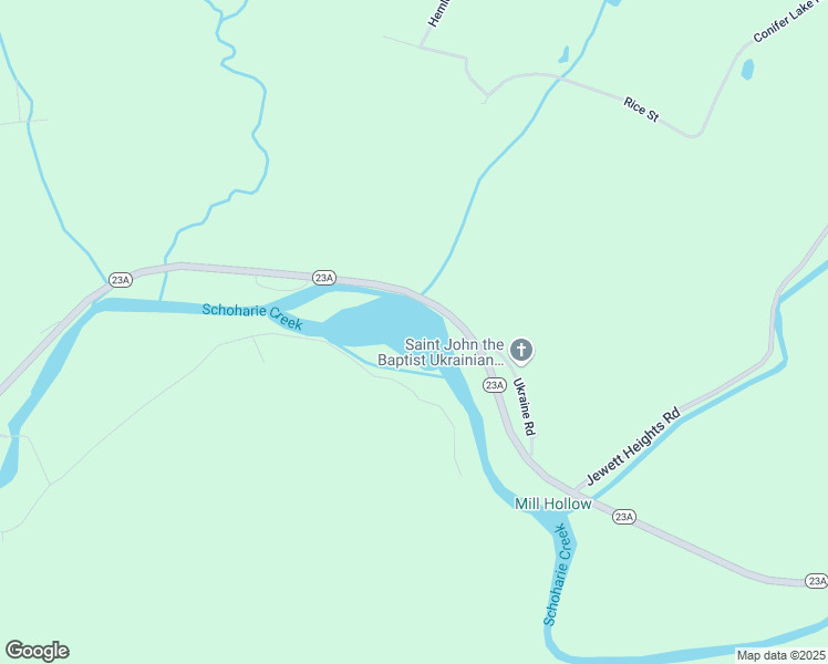 map of restaurants, bars, coffee shops, grocery stores, and more near 10413 New York 23A in Hunter