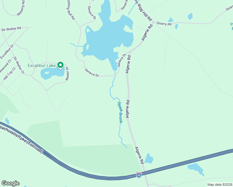 map of restaurants, bars, coffee shops, grocery stores, and more near 289 Algerie Road in Becket