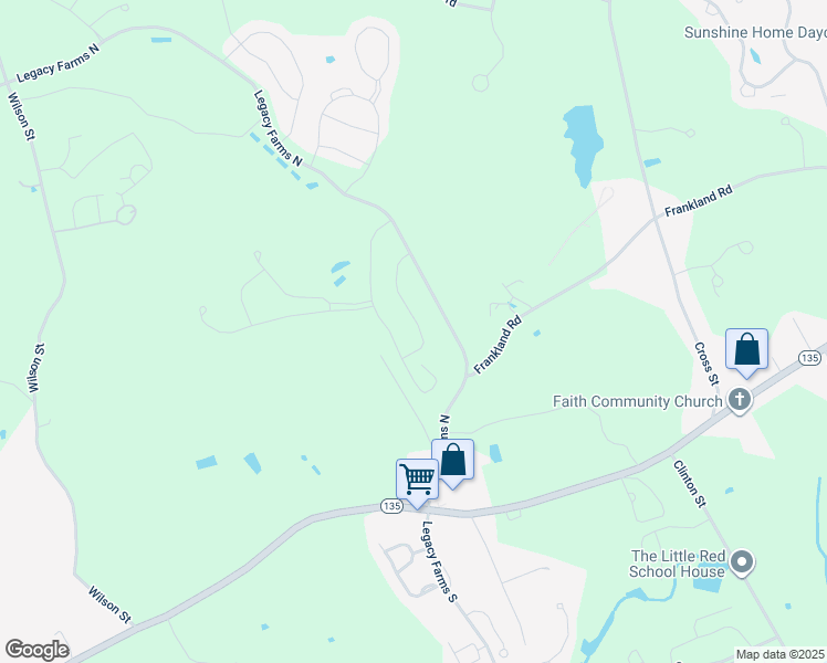 map of restaurants, bars, coffee shops, grocery stores, and more near 20 Phipps Street in Hopkinton
