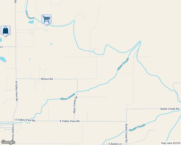 map of restaurants, bars, coffee shops, grocery stores, and more near 639 Wilson Road in Ashland