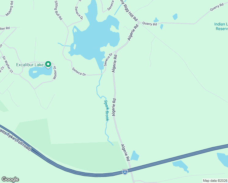 map of restaurants, bars, coffee shops, grocery stores, and more near 289 Algerie Road in Becket