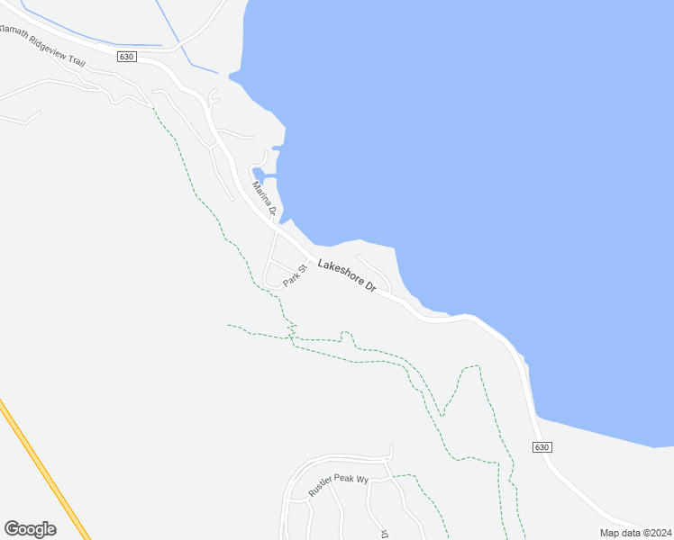 map of restaurants, bars, coffee shops, grocery stores, and more near 2059 County Highway 630 in Klamath Falls