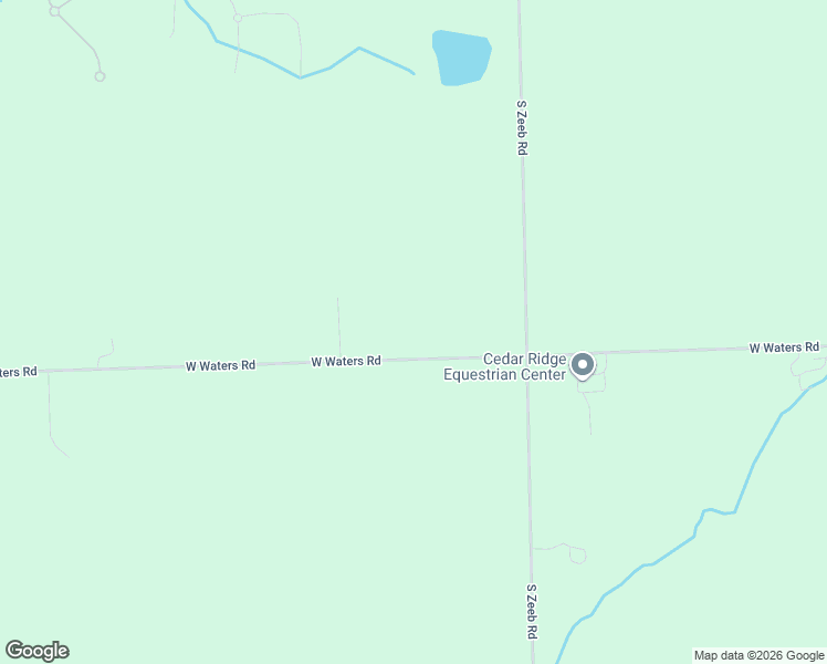 map of restaurants, bars, coffee shops, grocery stores, and more near 5688 West Waters Road in Ann Arbor