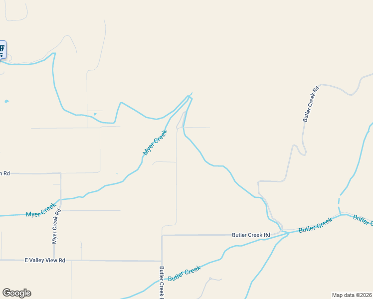 map of restaurants, bars, coffee shops, grocery stores, and more near 1620 Butler Creek Road in Ashland