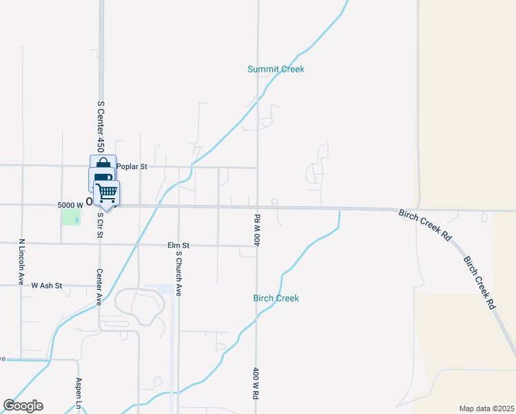 map of restaurants, bars, coffee shops, grocery stores, and more near 600 South 400 West in Oakley