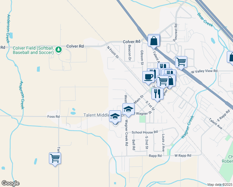 map of restaurants, bars, coffee shops, grocery stores, and more near 116 North 3rd Street in Phoenix