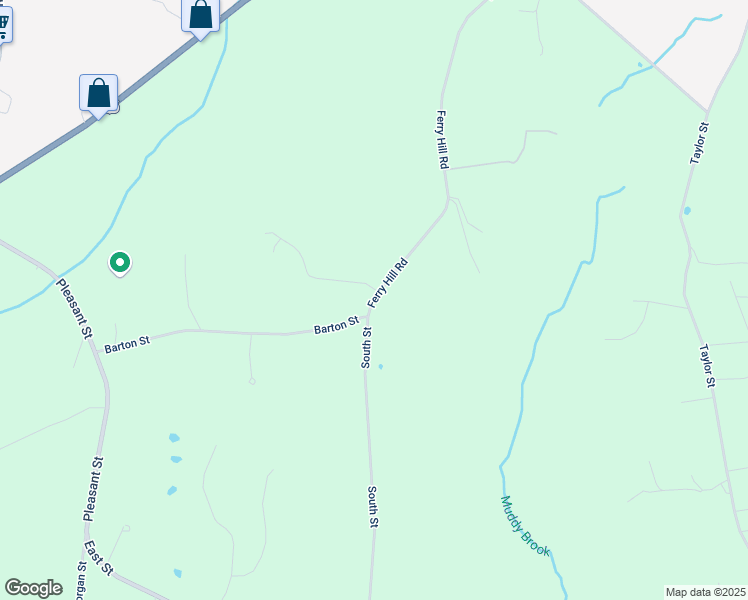 map of restaurants, bars, coffee shops, grocery stores, and more near 95 Ferry Hill Rd in Granby