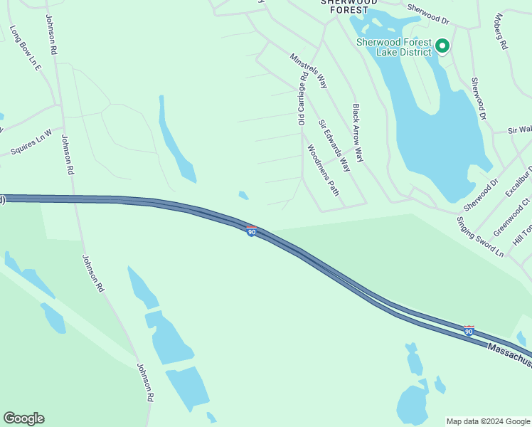 map of restaurants, bars, coffee shops, grocery stores, and more near 35 Arrowhead Lane in Becket