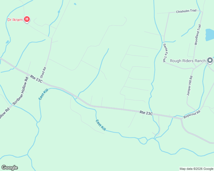 map of restaurants, bars, coffee shops, grocery stores, and more near 100 Wilderness Dr Exd in East Jewett