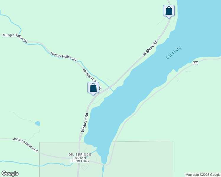 map of restaurants, bars, coffee shops, grocery stores, and more near 234 County Road 7D in Cuba