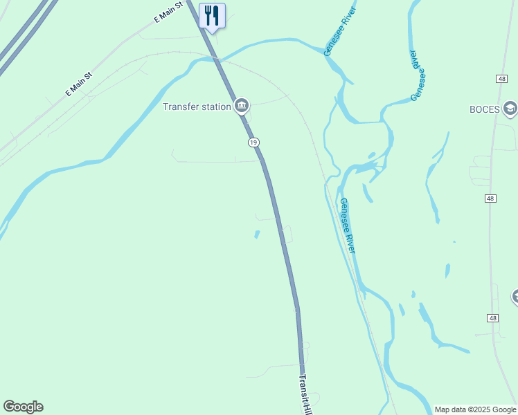 map of restaurants, bars, coffee shops, grocery stores, and more near 5641 New York 19 in Belmont