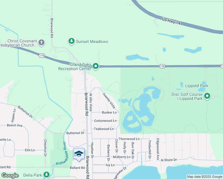 map of restaurants, bars, coffee shops, grocery stores, and more near 8904 West Alto Vista in Crystal Lake