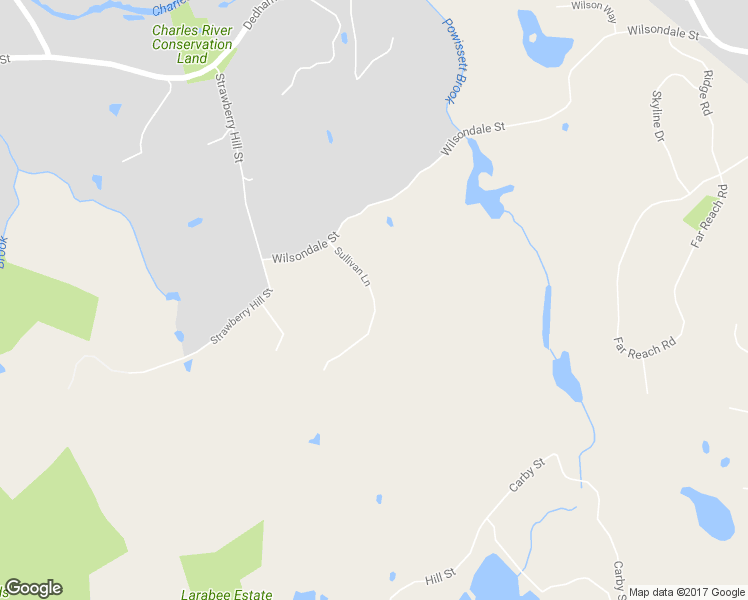 map of restaurants, bars, coffee shops, grocery stores, and more near Sullivan Lane in Dover