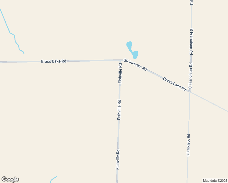 map of restaurants, bars, coffee shops, grocery stores, and more near 1026 Fishville Road in Grass Lake