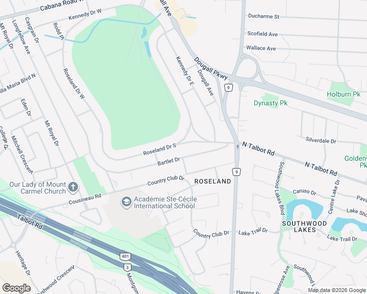 map of restaurants, bars, coffee shops, grocery stores, and more near in Windsor