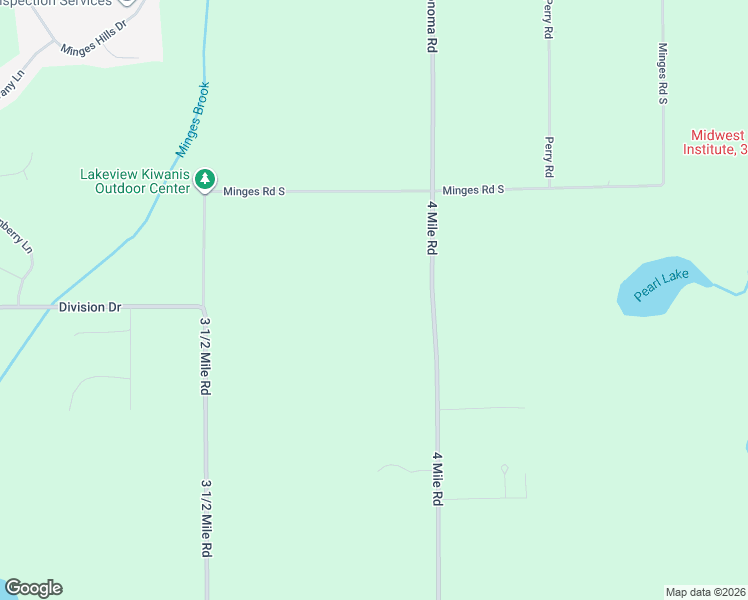 map of restaurants, bars, coffee shops, grocery stores, and more near 11943 4 Mile Road in Battle Creek