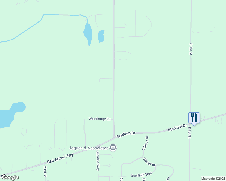 map of restaurants, bars, coffee shops, grocery stores, and more near 4707 22nd Street in Kalamazoo