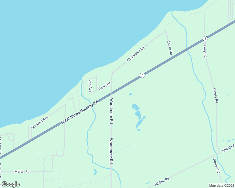 map of restaurants, bars, coffee shops, grocery stores, and more near 319 Woodmere Road in North East