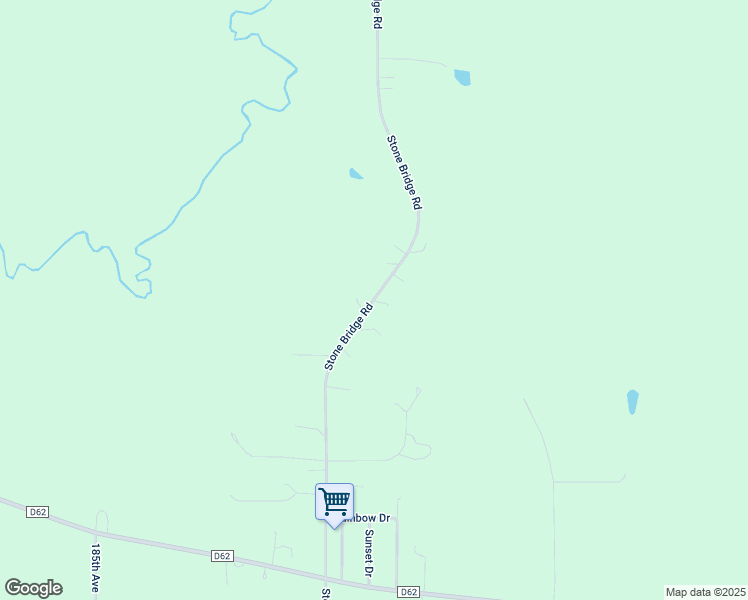 map of restaurants, bars, coffee shops, grocery stores, and more near 21740 Stone Bridge Road in Monticello