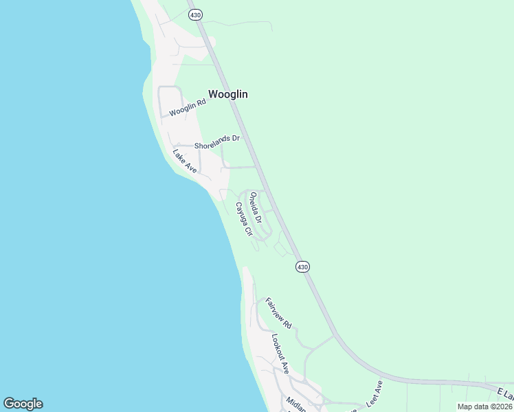 map of restaurants, bars, coffee shops, grocery stores, and more near 5 Oneida Drive in Mayville