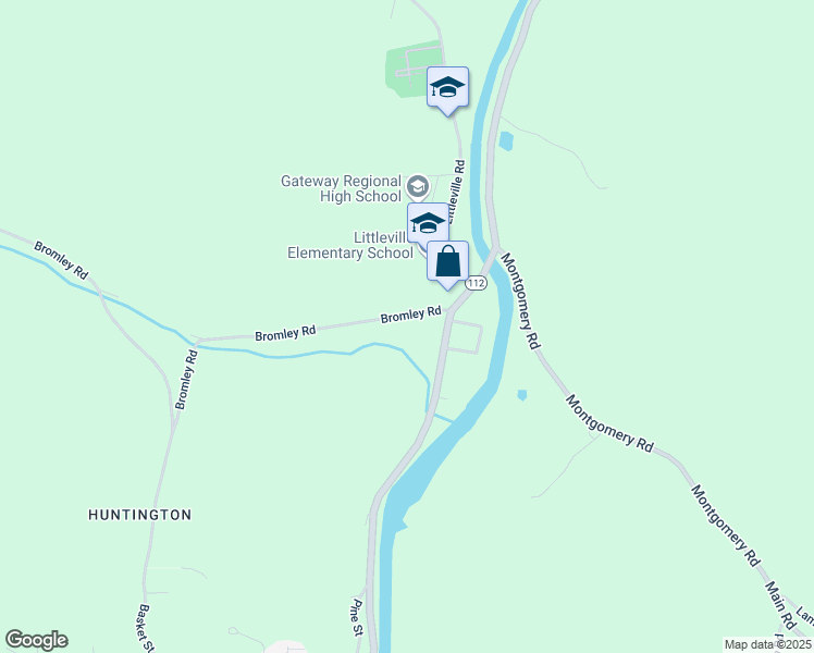 map of restaurants, bars, coffee shops, grocery stores, and more near 4 Bromley Road in Huntington